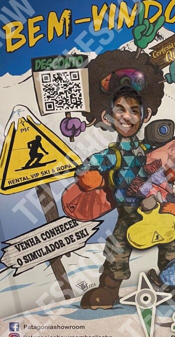 La divertida foto en un