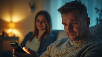 Carlos y Manuela, juntos. Pero