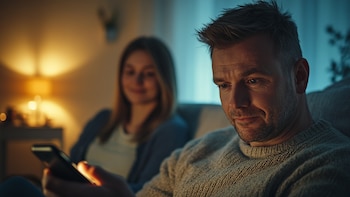 Lencería, sexting y celular en