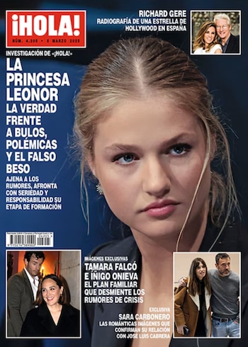 Portada de la revista '¡Hola!'