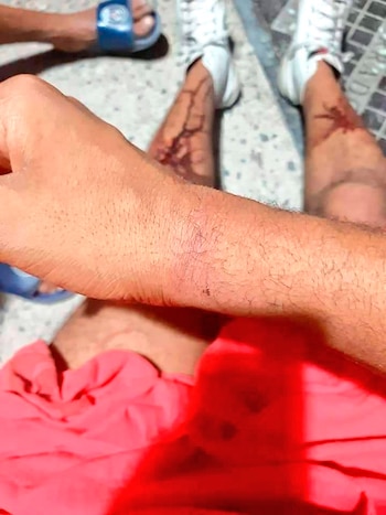 Así dejaron los policías cubanos