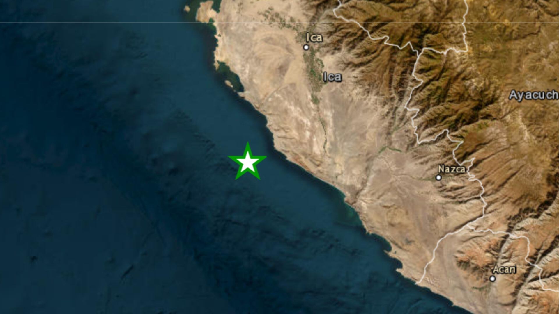 REPORTE SÍSMICO: 05:41 – Chilca, Lima