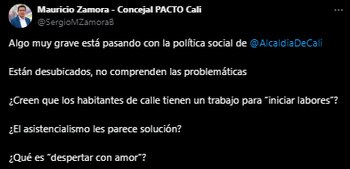 Concejal del Pacto Histórico cuestionó