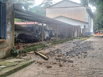 Los daños estructurales en Medina,