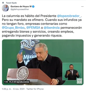El empresario confió en que