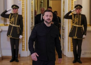 El presidente ucraniano Volodimir Zelensky