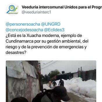 Soacha denuncia espuma tóxica