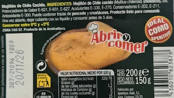 La AESAN alerta de la presencia de Listeria en un lote de mejillones cocidos de la marca Marvalmar