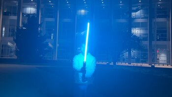 Crean un sable láser de