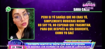Dayanita mintió al decir que
