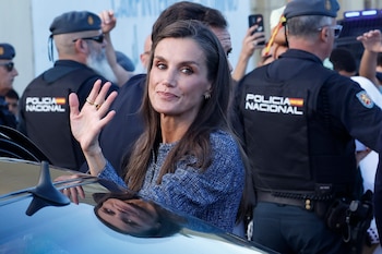 Los reyes Felipe VI y Letizia visitan el cementerio musulmán de Sidi Embarek (EFE)