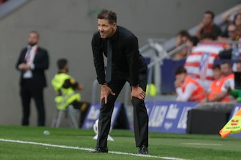 El Cholo Simeone busca batir el récord de Luis Aragonés en arenas movedizas. (EFE/ Juanjo Martín)