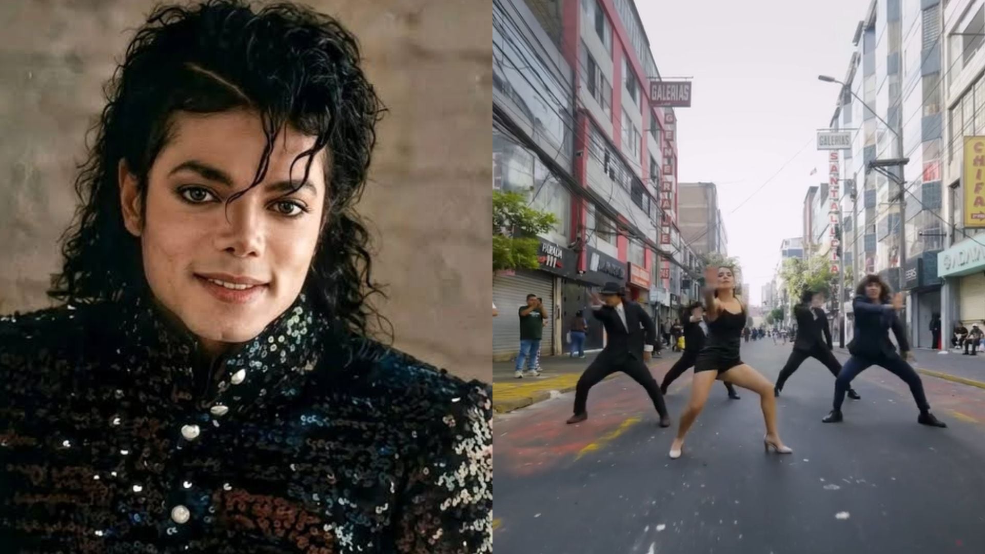 Crew Ghouls grabó su versión de Smooth Criminal en Gamarra y la cuenta oficial de Michael Jackson lo compartió.