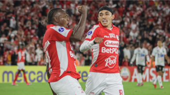 Independiente Santa Fe vs. Caracas FC EN VIVO, Copa Sudamericana: Hugo Rodallega abrió el marcador en El Campín