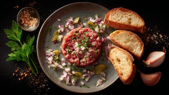La carne tártara es ese