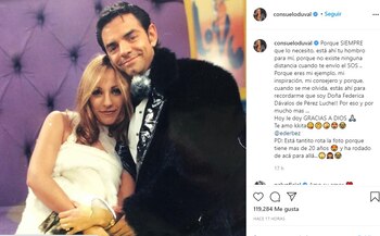 Así de cariñosa fue Consuelo