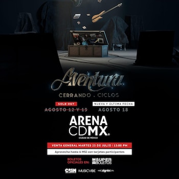 La agrupación anunció una fecha