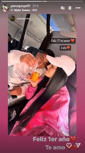 Piero Quispe y Cielo Berríos