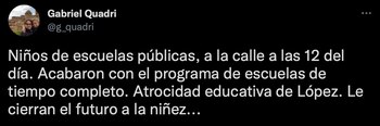 Quadri acusó a AMLO de