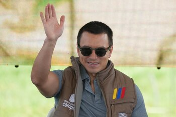 El presidente de Ecuador Daniel