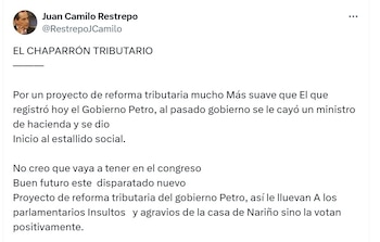 Juan Camilo Restrepo, exministro de