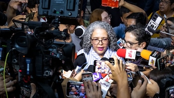 Graciela Domínguez alista junto al gobierno federal el Plan de Seguridad de Sinaloa. (Foto: Gob. Sinaloa)