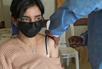 El proceso de vacunación, que