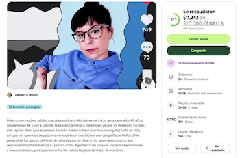 Rebecca Luna creó una campaña de GoFundMe para apoyar a sus familiares con los gastos derivados de su muerte.