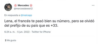 Una usuaria le sugirió que