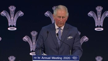 El príncipe Carlos, hijo mayor