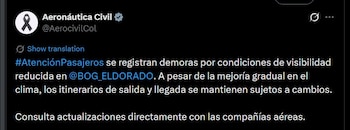 Demoras en vuelos en la