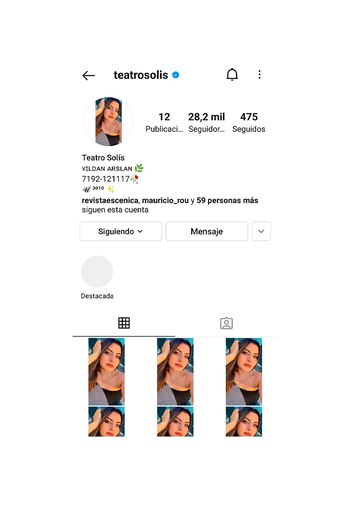 En la cuenta del teatro