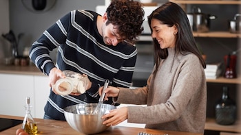 Una taza con cacao natural,