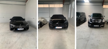 Tres de los vehículos de