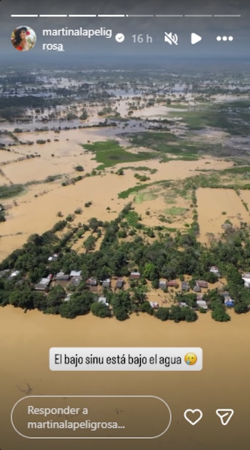 Martina La Peligrosa viene compartiendo