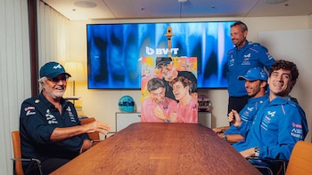 El cómico video de Franco Colapinto con Flavio Briatore y Pierre Gasly para confirmar su continuidad en Alpine en 2027
