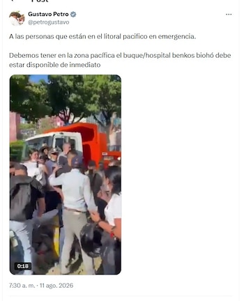 - crédito @petrogustavo/X
