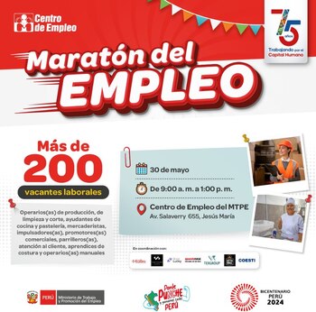 Los interesados deben llegar temprano