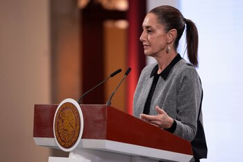 La presidenta de México envió