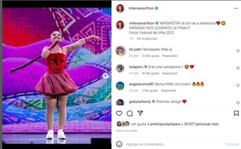 Milena Warthon en Viña del