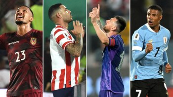 Rondón, Sanabria, Messi y De