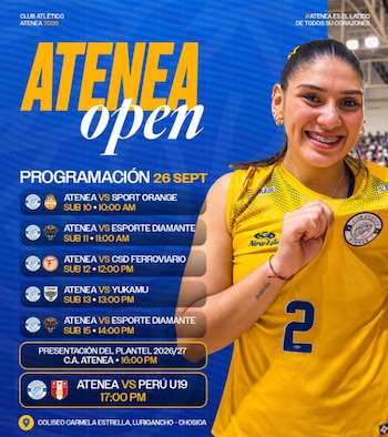 Así se jugará el Atenea Open 2026