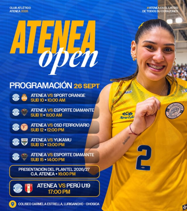 Así se jugará el Atenea Open 2026