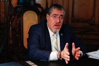 Bernardo Arévalo, presidente de Guatemala.