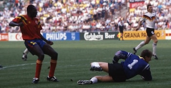 Colombia vs. Alemania en el Mundial Italia 1990