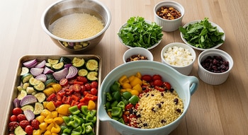 La dieta mediterránea prioriza alimentos