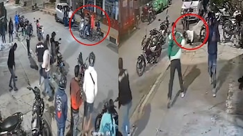 Un ciudadano venezolano cae herido