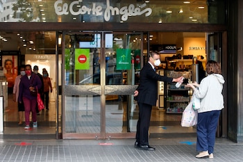 El Corte Inglés durante la