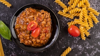 Soja texturizada a la boloñesa: una alternatia vegana con un gran sabor y fácil de preparar