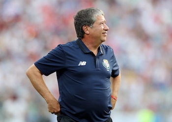 "Bolillo" Gómez suma tres participaciones como entrenador en Copas del Mundo y, en 2018, logró clasificar a Panamá por primera vez a la máxima cita del fútbol. (Cortesía: Federación Panameña de Fútbol)